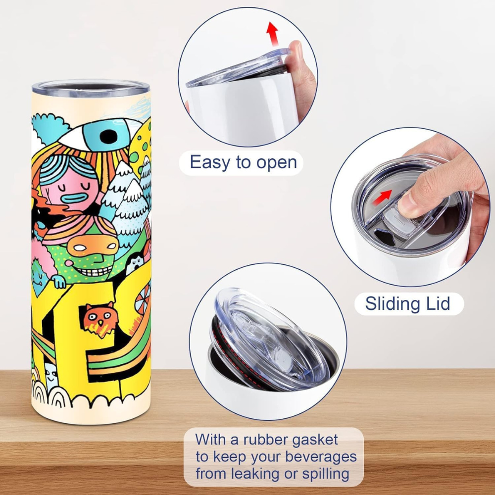 Sublimation 20oz Straight Skinny Tumbler