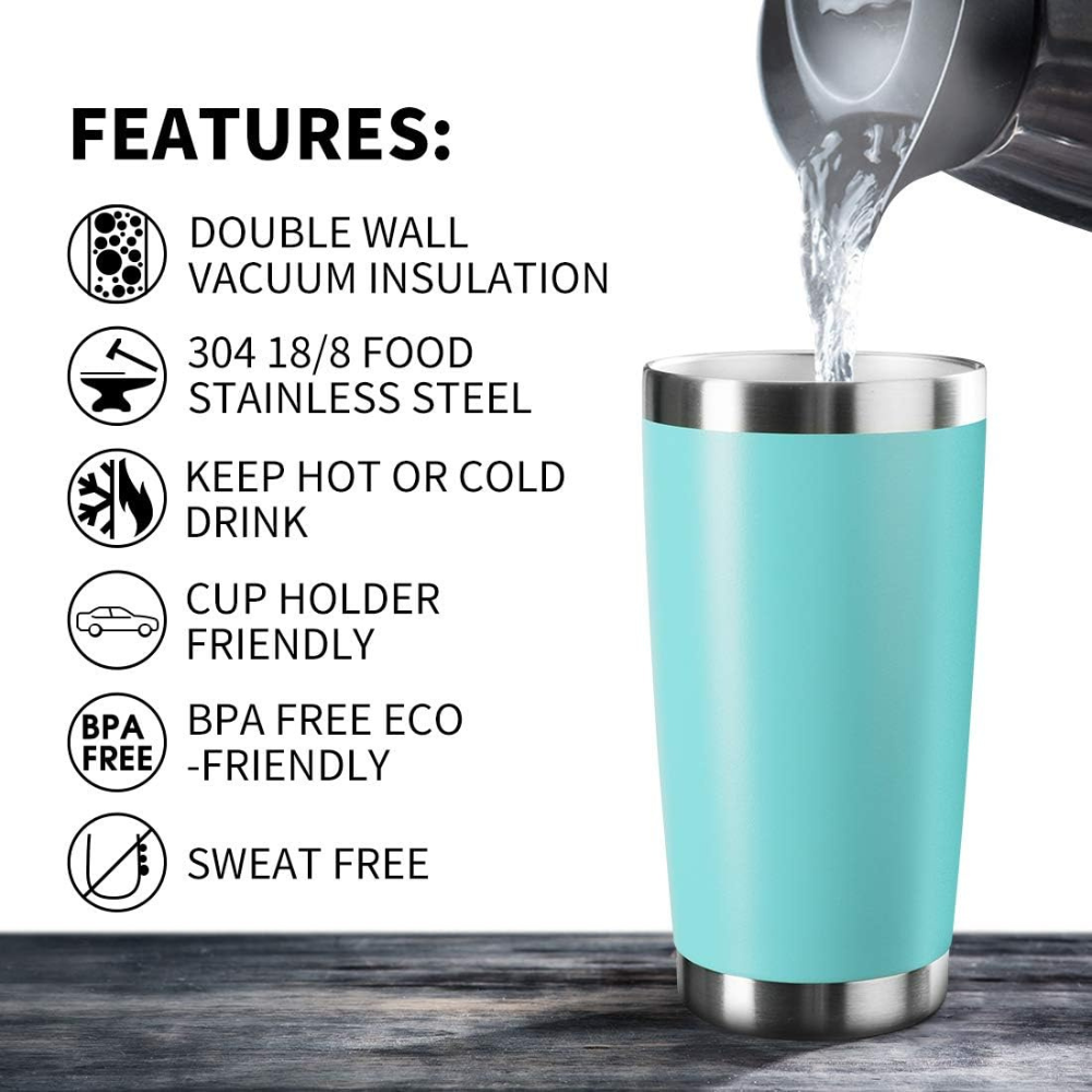 20oz Tumbler Stainless Steel Vacuum Insulated Coffee Mug
