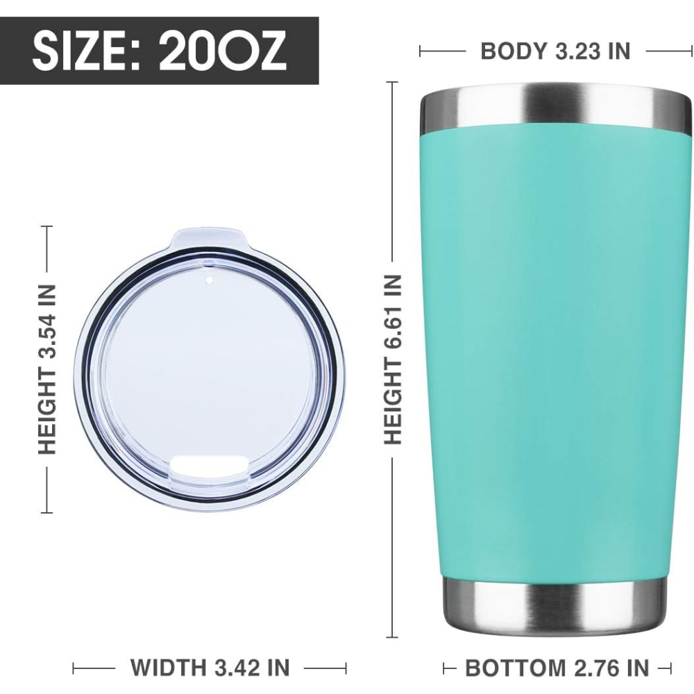 20oz Tumbler Stainless Steel Vacuum Insulated Coffee Mug