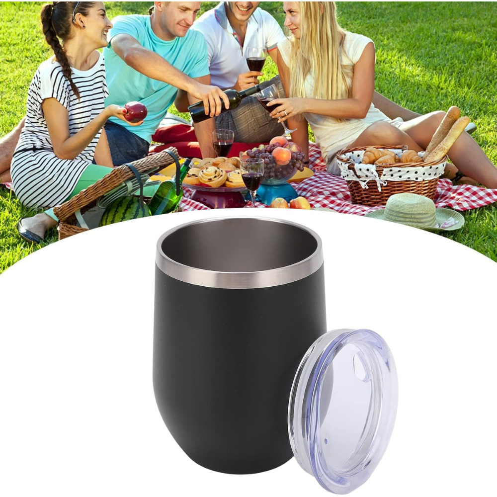 12oz Egg Shaped Stainless Steel Insulated Tumbler Mug