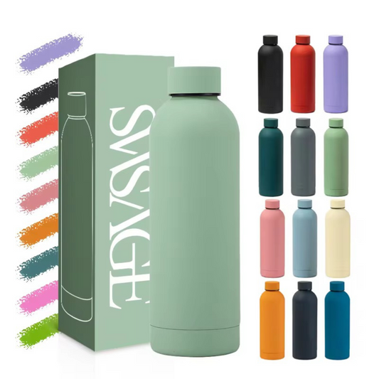 500ml 304 Stainless Steel Sports Water Bottles With  Lid